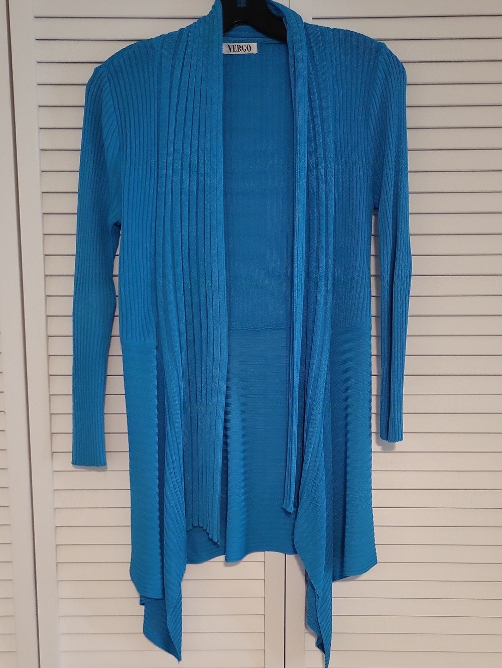 Ergobaby Turquoise Ribbed Open-Front Women's Cardigan
